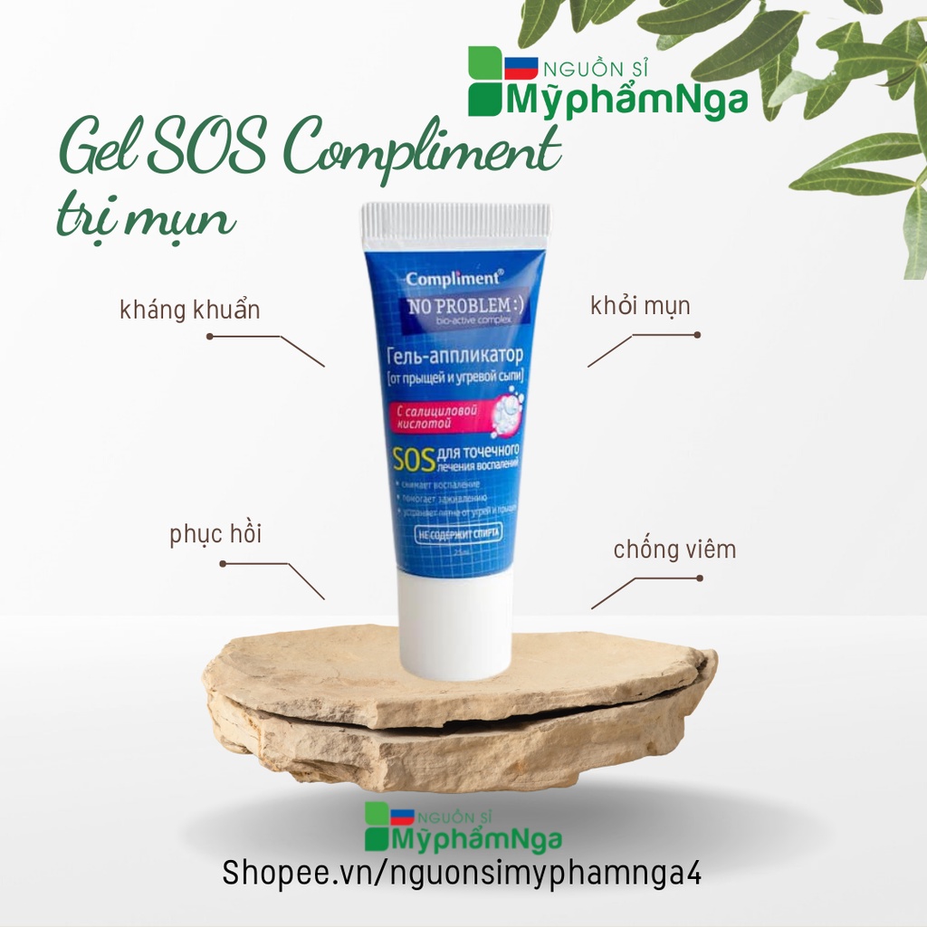 Gel SOS Compliment t.r.ị mụn trứng cá