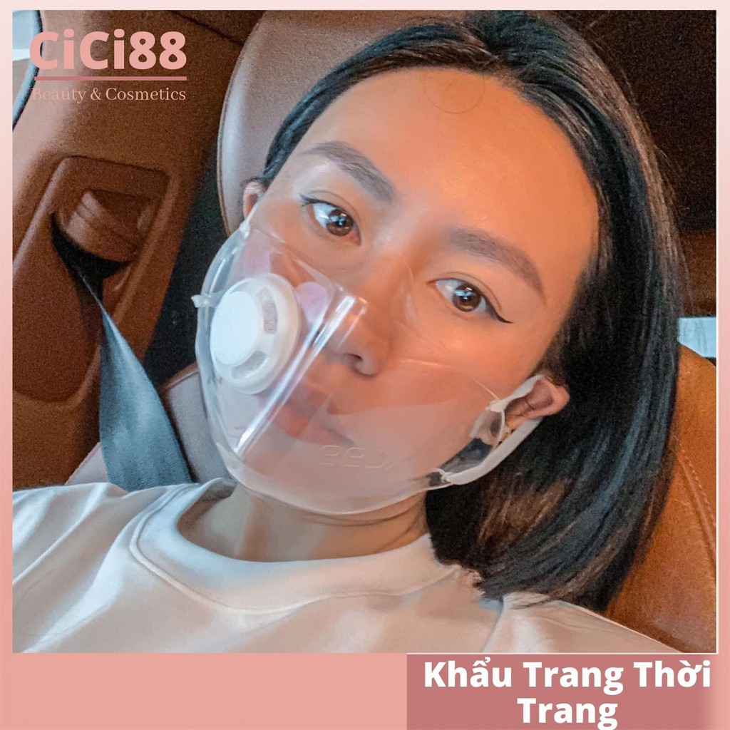 Khẩu Trang Nhựa Y Tế Thời Trang Chống Bụi Dùng Lại Nhiều Lần CiCi88