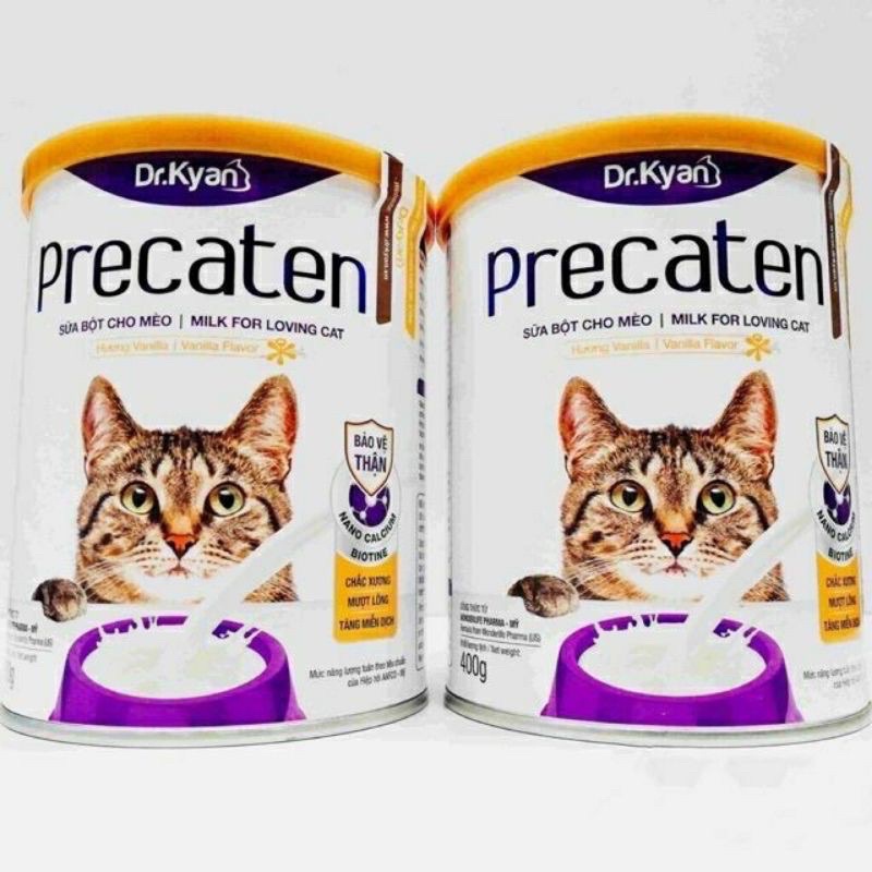 Sữa bột precaten cho mèo lon 400g
