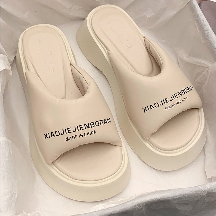 Dép sandal đế dày thời trang mùa hè kiểu dáng mới dễ phối đồ