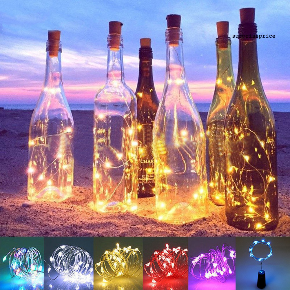 Dây Đèn Led 10 Bóng Dài 100cm Trang Trí Chai Rượu