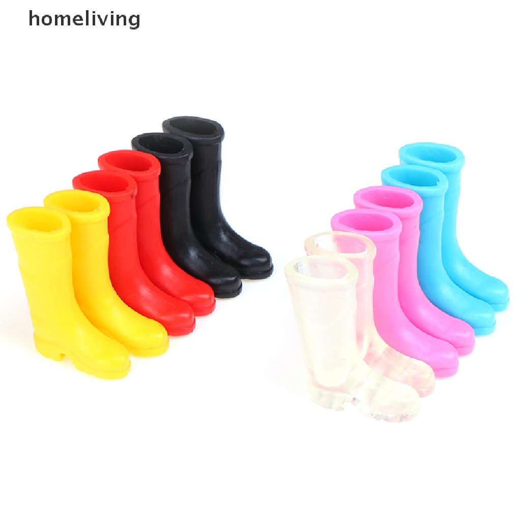 Ủng Đi Mưa Mini Tỉ Lệ 1 / 12 Cho Nhà Búp Bê