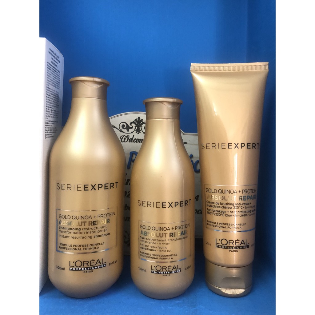 KEM XẢ KHÔ LOREAL ABSOLUT REPAIR GOLD 125ML CHÍNH HÃNG DIA5468