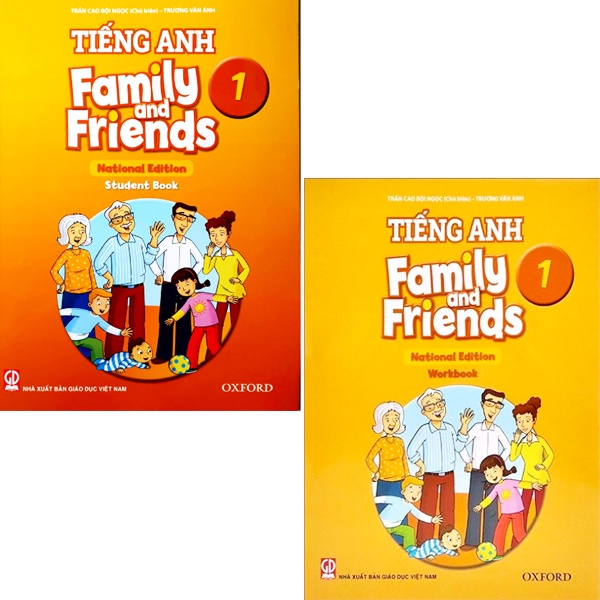 Sách - Combo Tiếng Anh Family And Friends Lớp 1 - Student's Book + Workbook - Bộ 2 Cuốn ( Tặng Kèm Bao Sách )