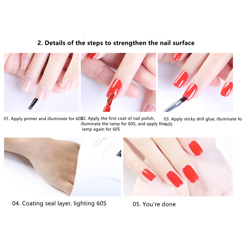 Nail jewelry sticky diamond glue nail metal rhinestones diamond glue DIY phototherapy UV transparent glue 20ml