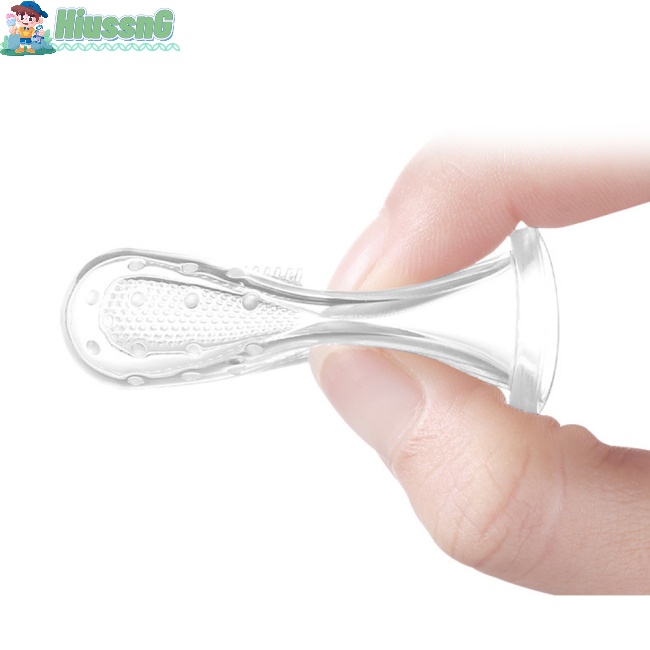 Bộ 2 Bàn Chải Đánh Răng Và Bao Ngón Tay Bằng Silicon Mềm Cho Bé