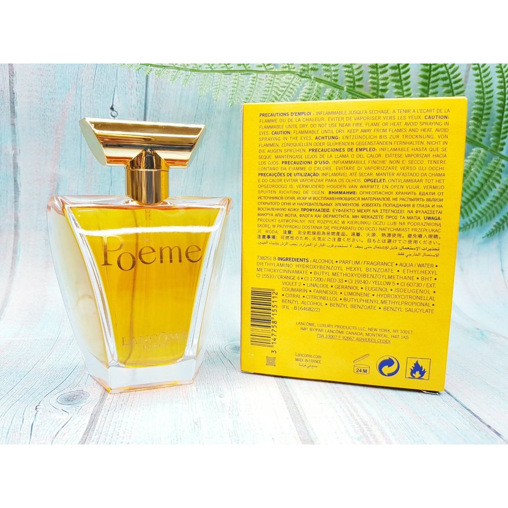 Freeship - Nước hoa nữ LANCÔME POÊME 100ML