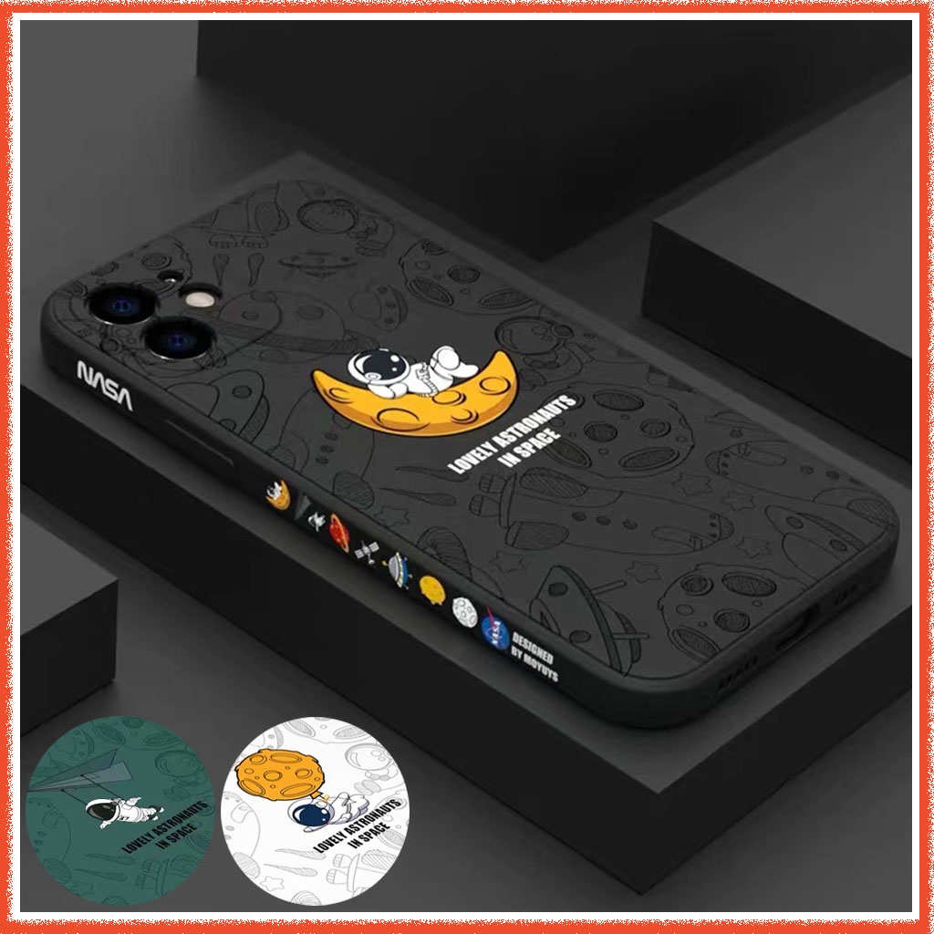 Ốp điện thoại chống sốc in họa tiết hành tinh hoạt hình dành cho IPhone 13 12 11 Pro Max XS Max XR X 8 7 Plus