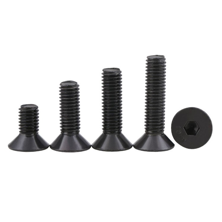 BULONG CHÌM ĐẦU BẰNG, BULONG ĐẦU COL- THÉP ĐEN M6x35 , M6x40 -  BỊCH 20 CON.