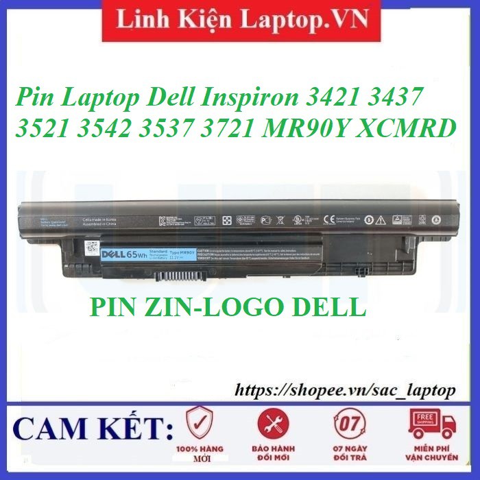 ⚡️Pin Laptop Dell Inspiron 3421 3437 3521 3542 3537 3721 MR90Y XCMRD