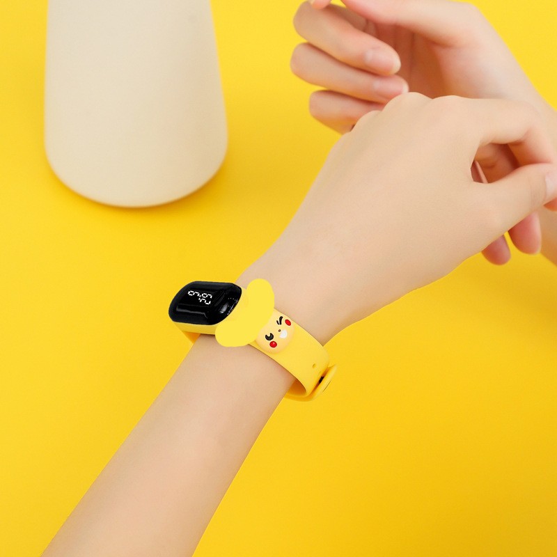 Đồng Hồ Điện Tử Dây Silicon Chống Thấm Nước Kiểu Dáng Đơn Giản Dễ Thương