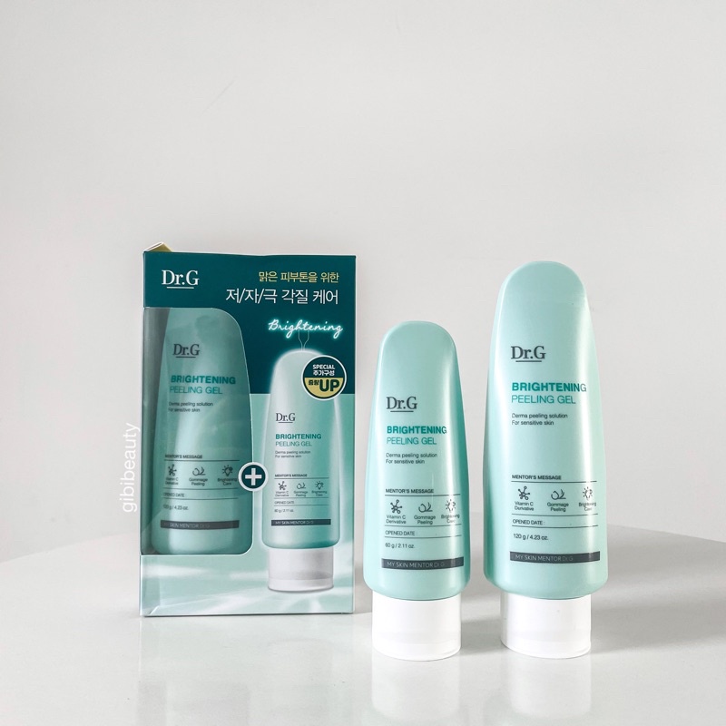 Tẩy da chết kèm dưỡng trắng DR.G Brightening Peeling Gel