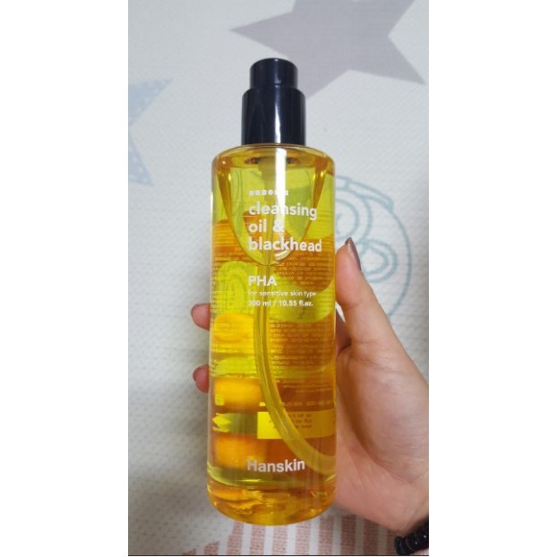 Dầu tẩy trang làm sạch da và mụn đầu đen HANSKIN CLEANSING OIL & BLACKHEADS PHA
