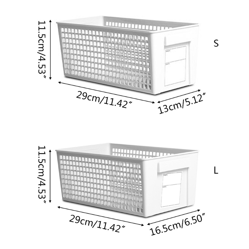 Giỏ lưới đựng đồ hình chữ nhật không nắp đa dụng