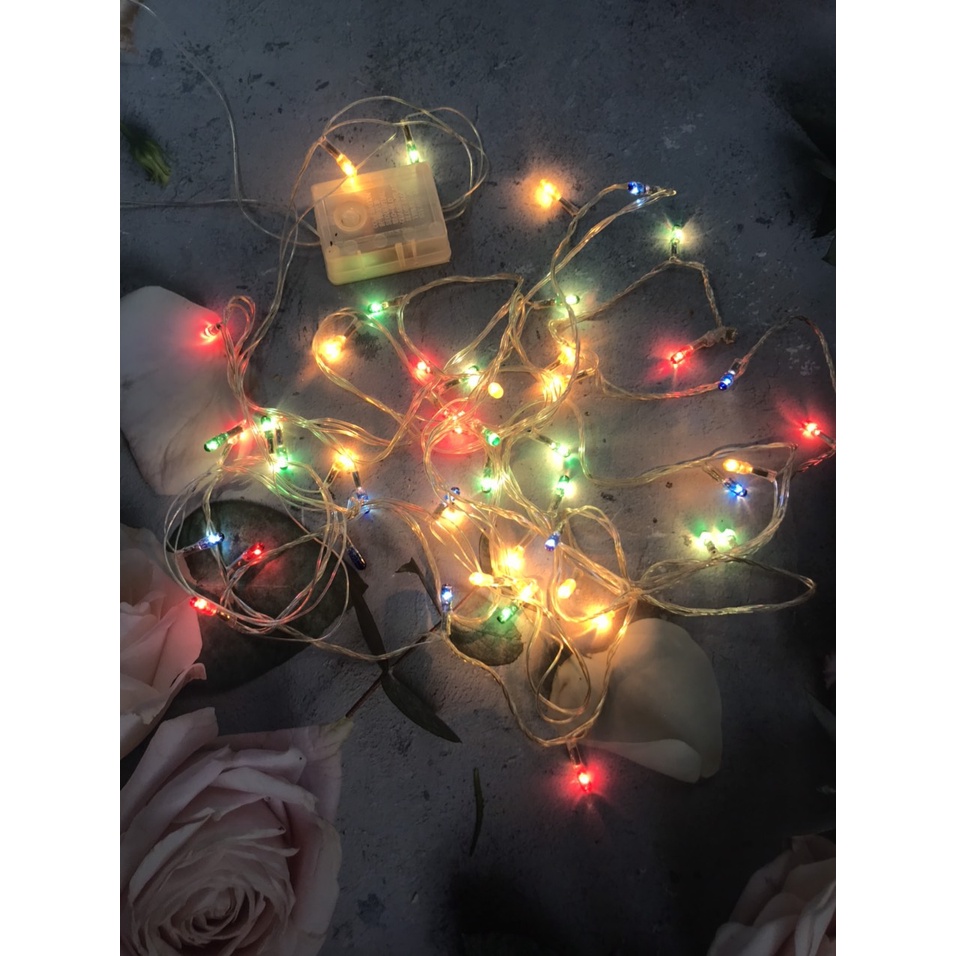 Đèn Led Chớp 7 màu 5m ( trang trí cây thông - giáng sinh )
