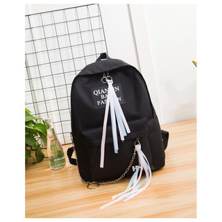 Balo học sinh, Balo nữ, Balo đi học kiểu dáng thời trang siêu HOT. (Màu đen và hồng)