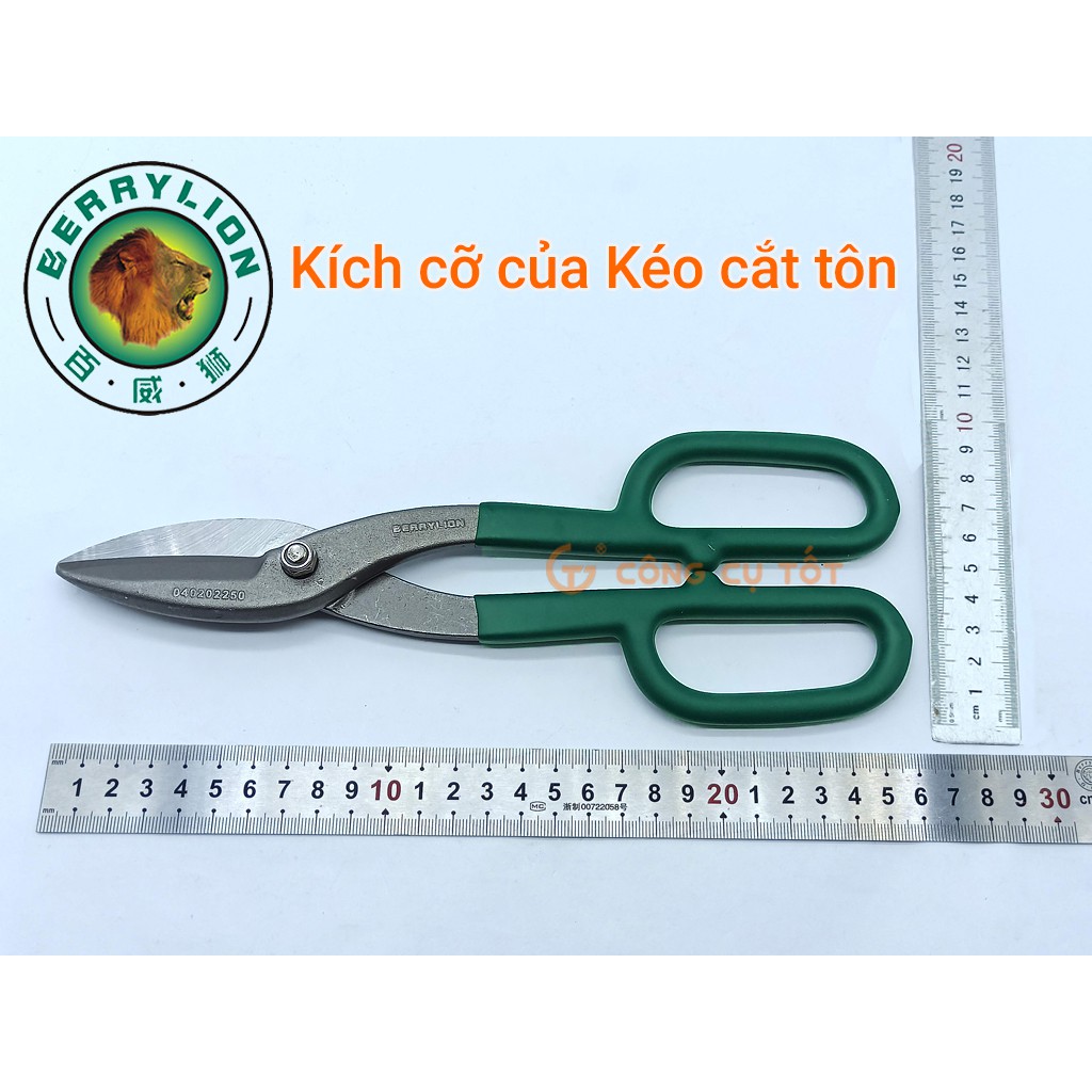 Kéo cắt tôn Sư Tử Berrylion 250mm