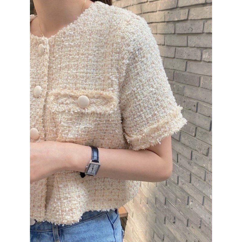 ÁO DẠ TWEET CROP TOP