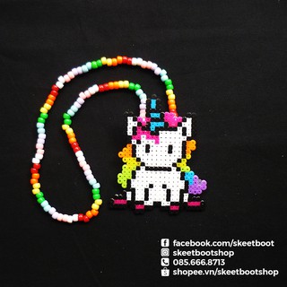 Vòng kandi perler kì lân nhỏ - phụ kiện rave edm festival raver kandi perler DJ