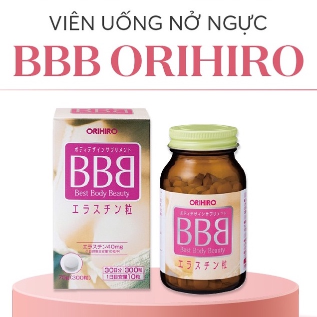 Viên Uống Nở Ngực Orihiro BBB Best