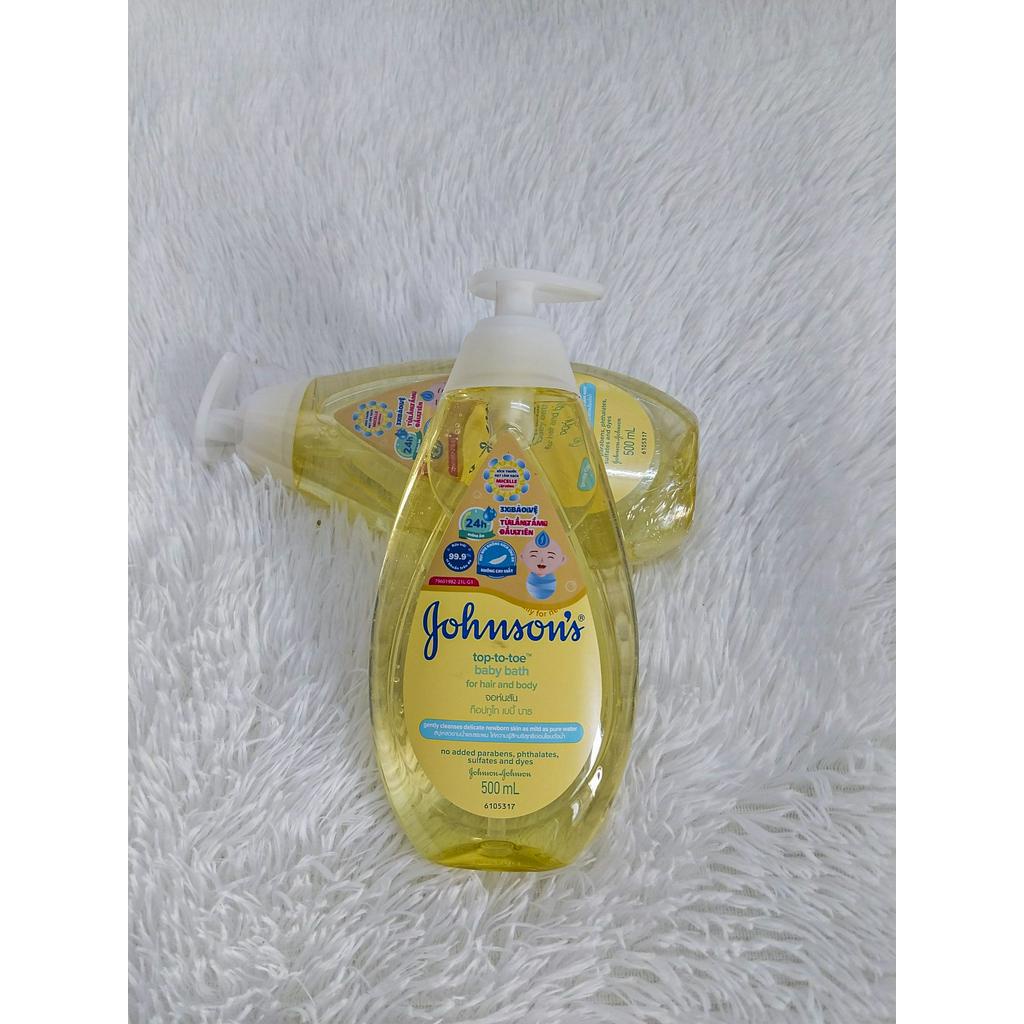 Sữa tắm gội toàn thân cho bé Johsionbaby vòi chai 500ml