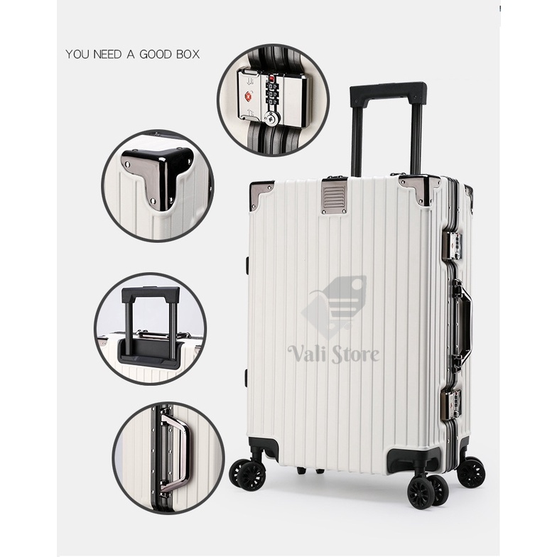 Vali G3C khung nhôm khóa sập