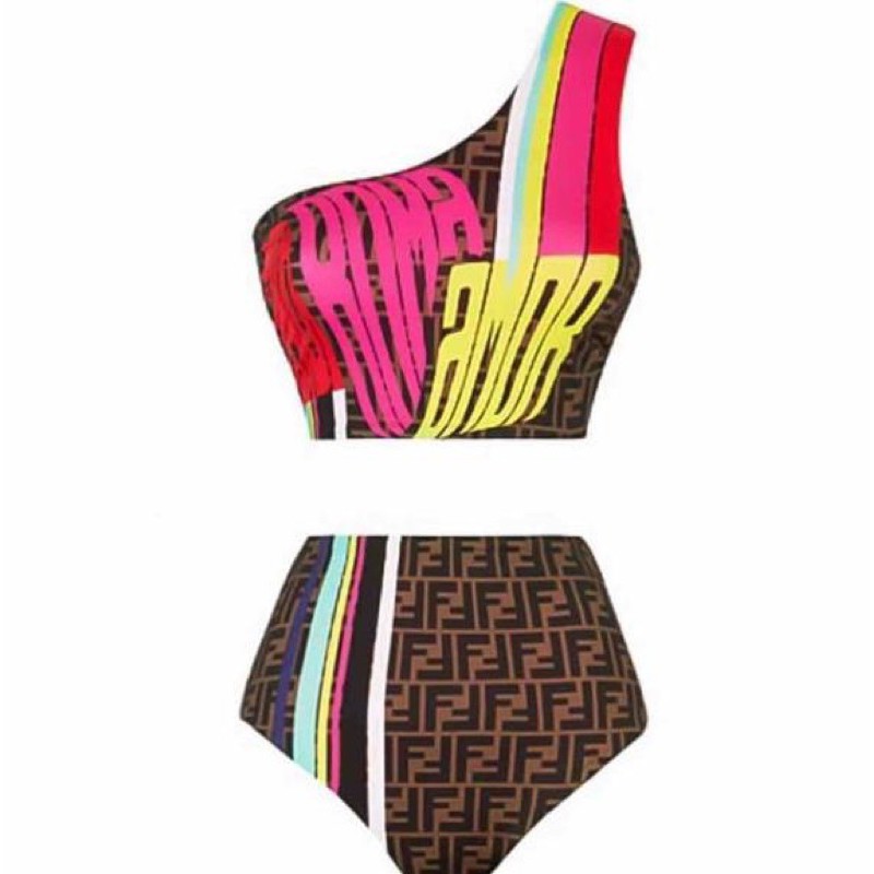 [BKN1049] &lt;BRAND&gt; SET BIKINI FD ROMA AMOR LỆCH VAI (CẠP CAO)