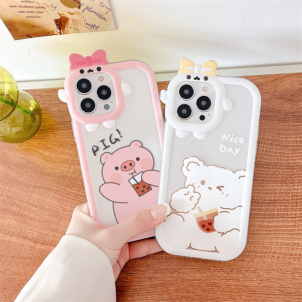 Ốp lưng iphone camera nơ Hi Chuppy 6/6plus/6s/6splus/7/7plus/8/8plus/x/xs/11/12/13/14/pro/max/promax/plus/shin/case