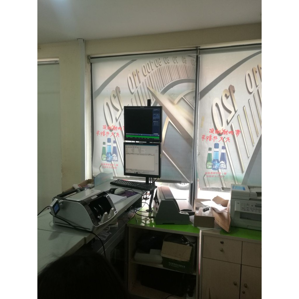 Giá Treo Hai Màn Hình Máy Tính M073 17 - 27 Inch Đặt Bàn - Tay Đỡ Màn Hình Xoay 360 Độ, màn dọc