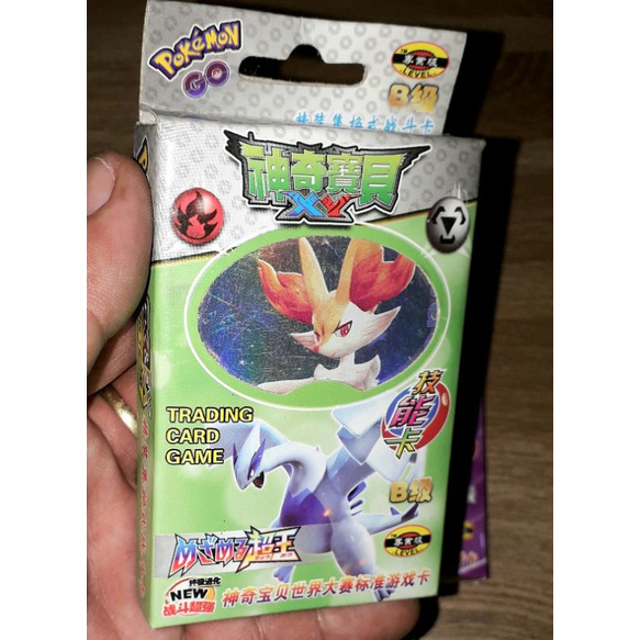 Sét 3 bộ có 111 thẻ bài Pokemol bằng giấy bóng cứng