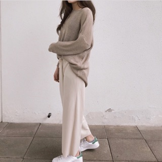Quần culottes cạp chun