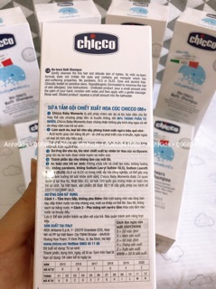 Sữa tắm gội Chicco 200ml