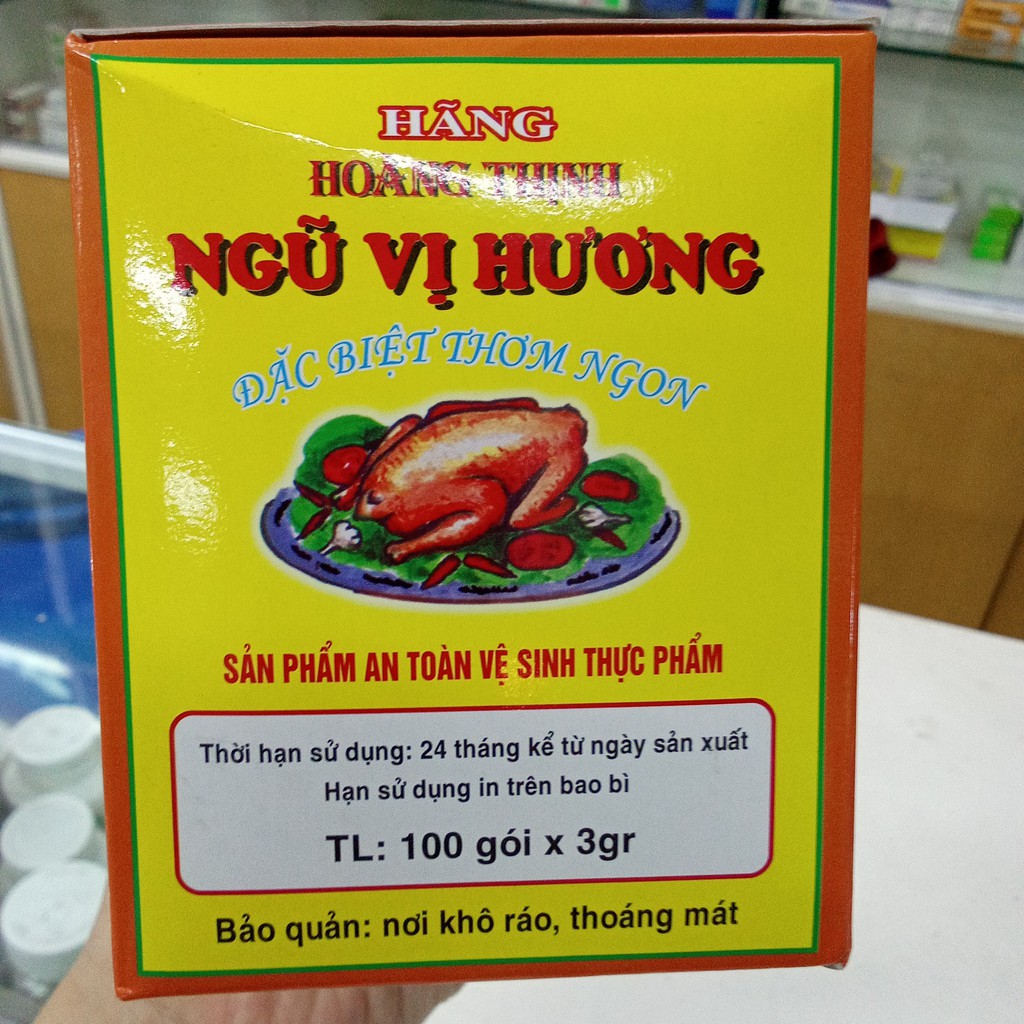 NGŨ VỊ HƯƠNG HOÀNG THỊNH GIA VỊ CHO MÓN ĂN NGON HỘP 100 GÓI