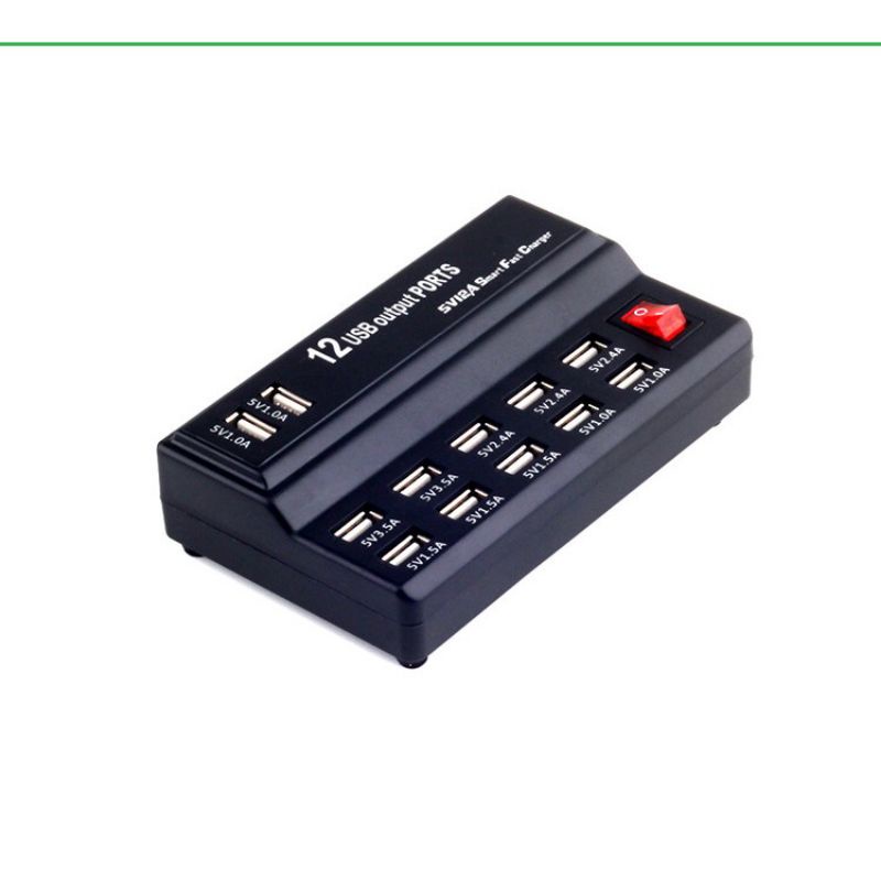 Bộ sạc 12 cổng USB siêu tiện dụng