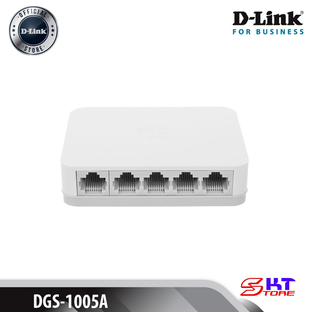 Bộ Chia Mạng Switch 5 Cổng D-Link DGS-1005A Tốc Độ 10/100/1000Mbps - Hàng Chính Hãng