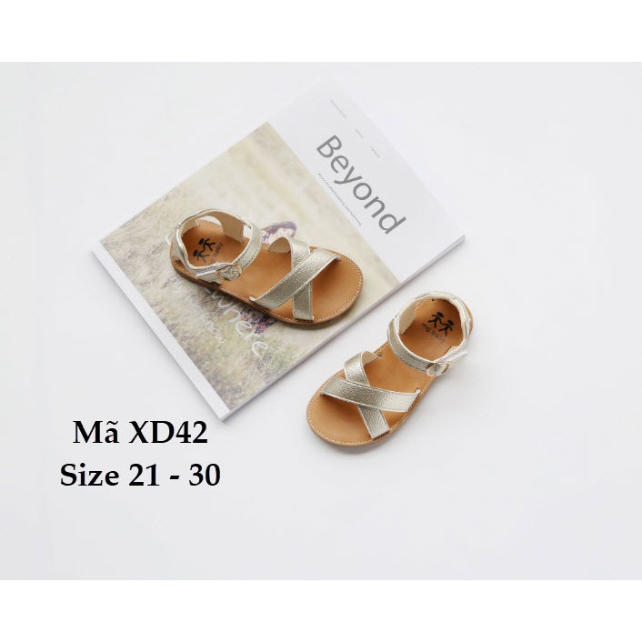 Dép Sandal bé gái sang chảnh kiểu quai chéo dễ thương CG39