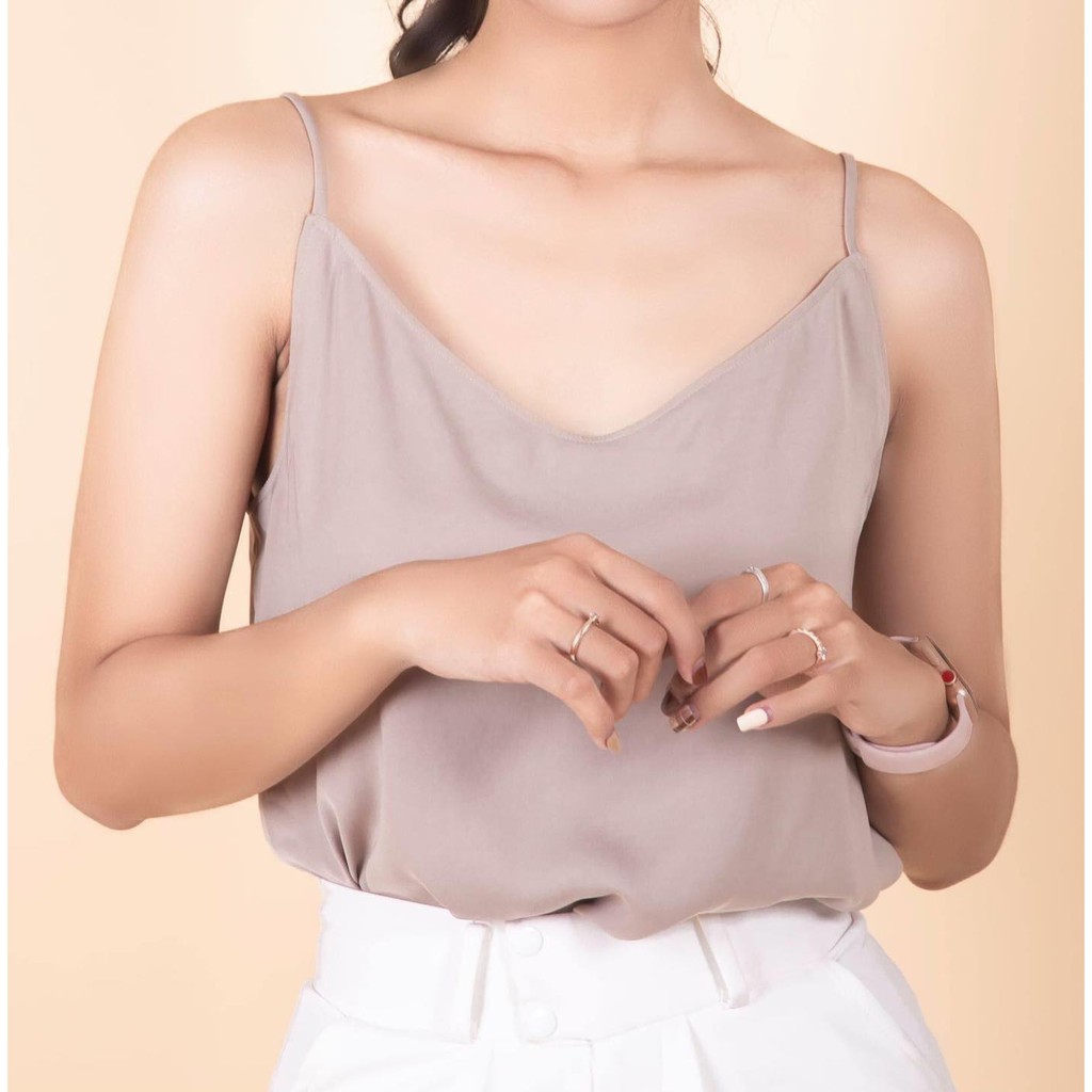 [Mã BMBAU50 giảm 7% đơn 99K] Áo dây Camisole lụa cao cấp Harriet