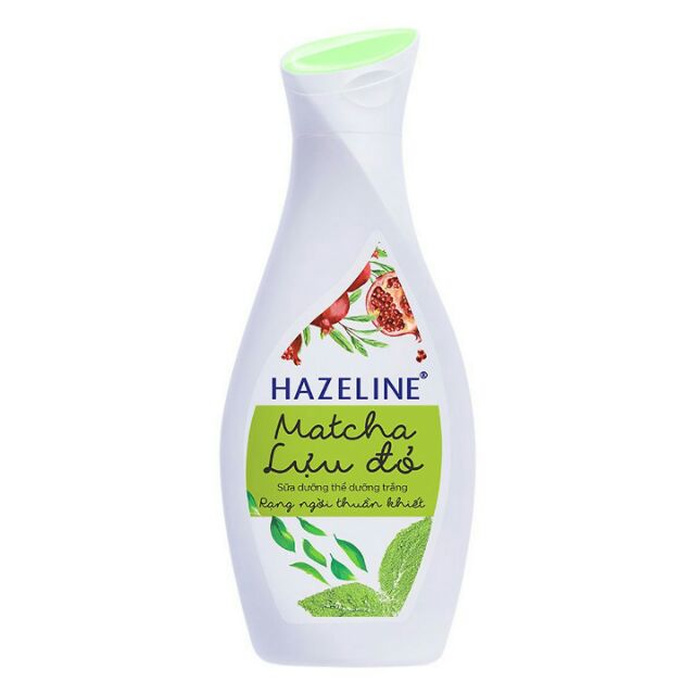 Sữa Dưỡng Thể Hazeline Dưỡng Trắng Da Matcha Lựu Đỏ (230ml) 