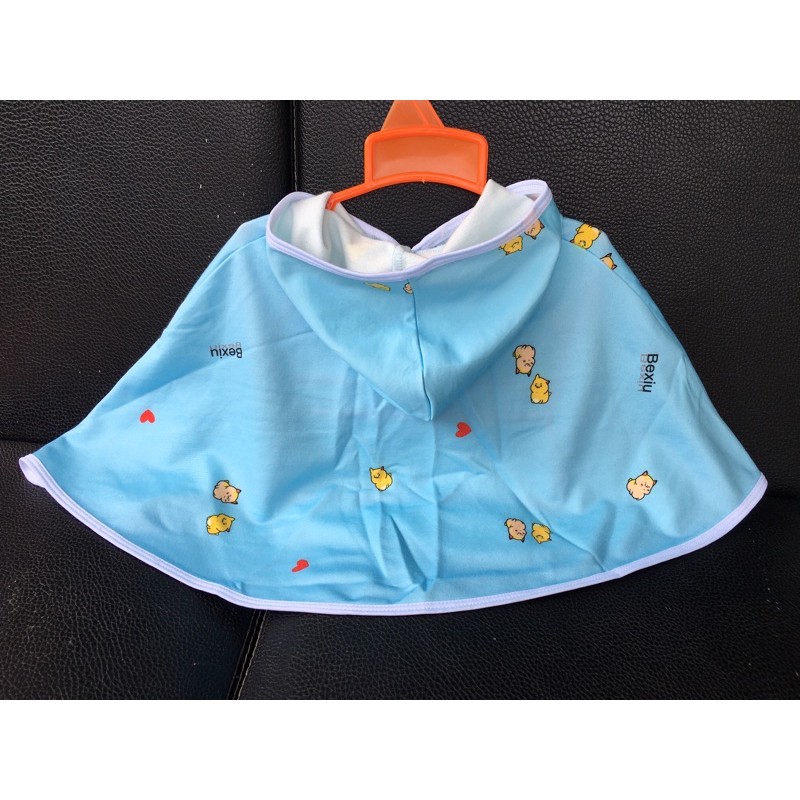 Áo choàng cánh dơi có nón Bé Xíu bexiu chất da cá 2 da mềm mịn xịn cho bé 7-16kg [ HÀNG CAO CẤP ]