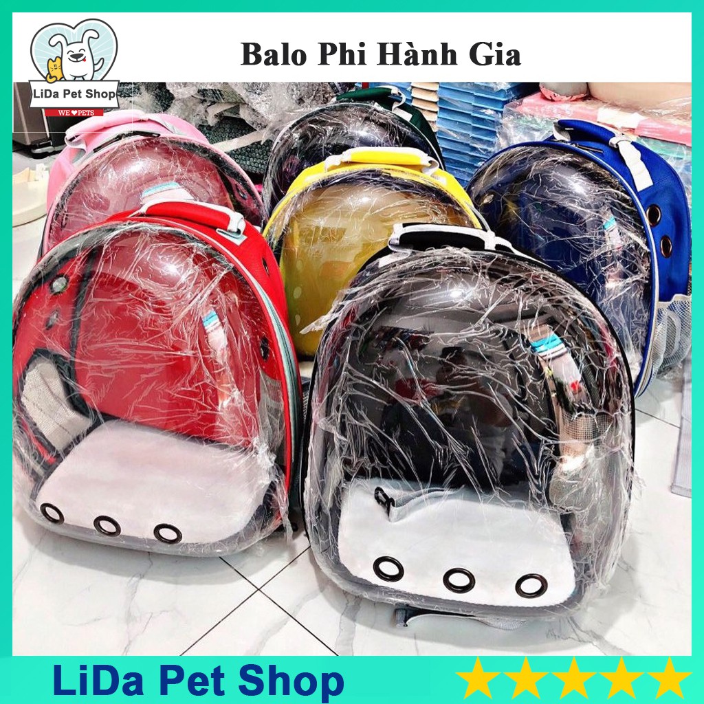 Balo Phi Hành Gia Cho Thú Cưng ♥️ Balo vận chuyển chó mèo trong suốt hàng đẹp - Lida Pet Shop