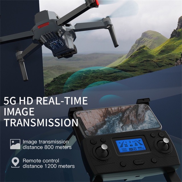 Máy bay flycam SG907 Max Gimbal chống rung 3 trục, cảm biến bụng bay 25 phút tầm xa 800m - BẢO HÀNH 3 THÁNG