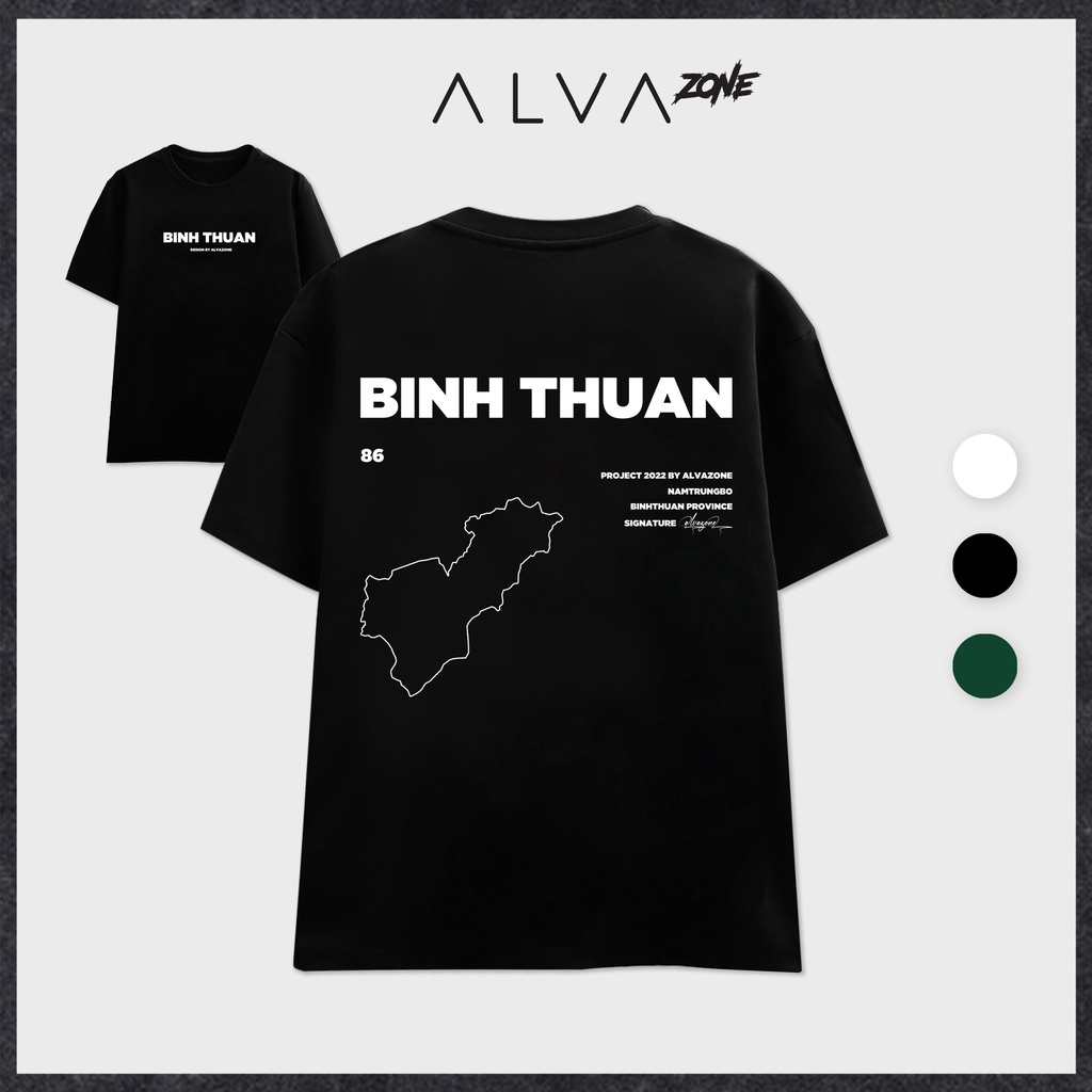 Áo Thun Bình Thuận LocalBrand Phông Cổ Tròn Tay Lỡ Unisex Nam Nữ Thế Hệ Genz