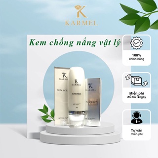 Kem chống nắng vật lý Không bết dính không bóng dầu cho da hỗn hợp, da dầu mụn SPF 50 PA+++ Kamel (Karmel) - Sun Screen
