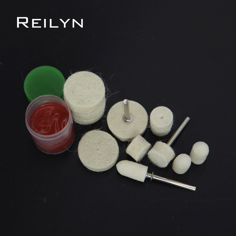 Bộ 50 Đĩa Len Đánh Bóng 25mm/13mm/9mm 3.2mm