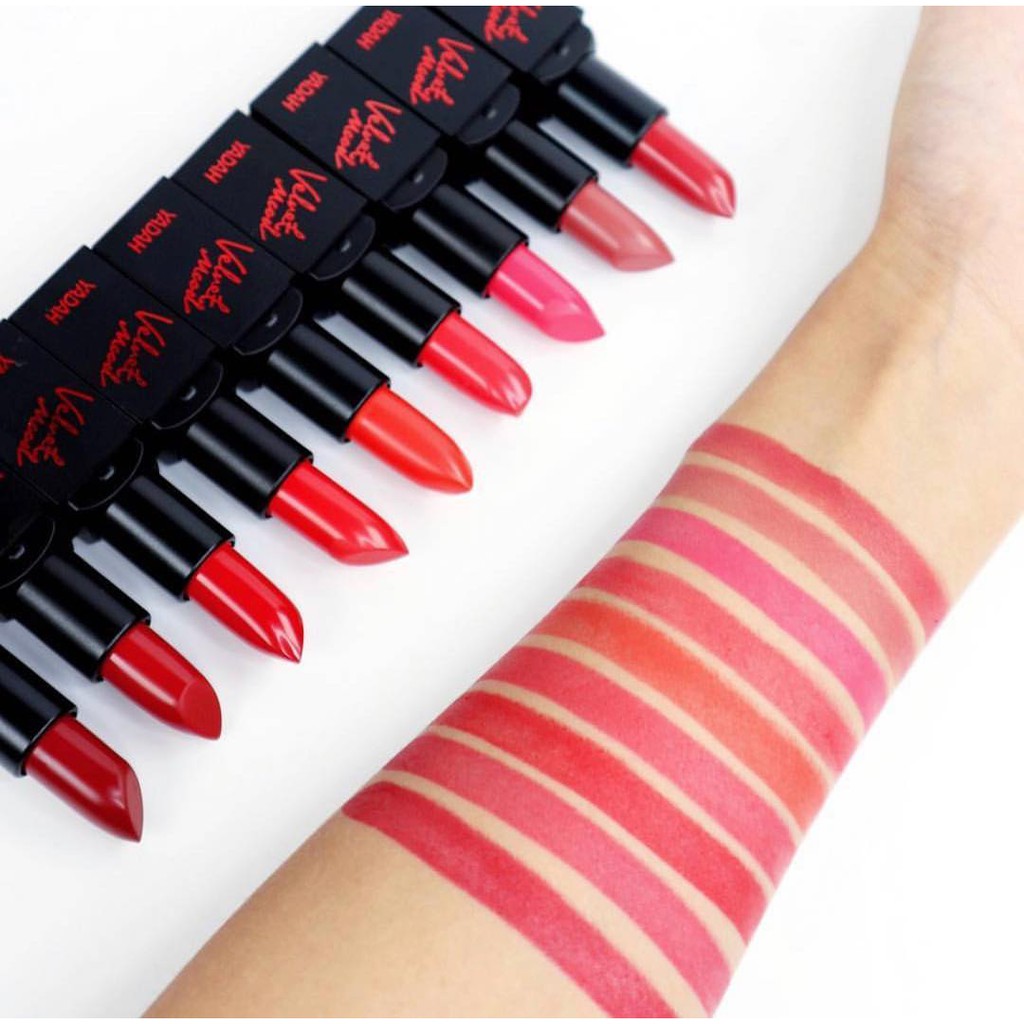 [ Hàng cận date] Son thỏi lỳ Yadah Velvet Mood Lipstick