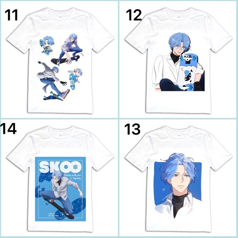 Áo Hasegawa Langa SK8vô cực/ Áo in hình Anime SK8 The Infility