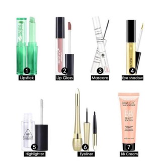 Ndk13 Bộ 7 món mỹ phẩm trang điểm LAMUSELAND HFS002 chuyên nghiệp và thời trang mỹ phẩm lamuseland chính hãng