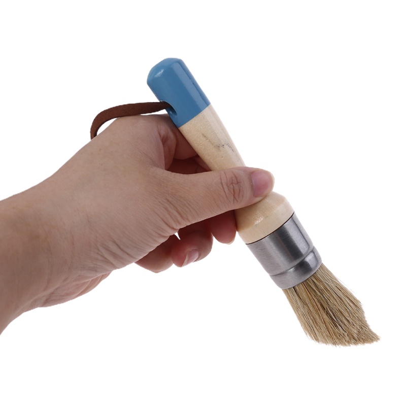 Bộ 2 Cây Cọ Vẽ Tranh Đầu Tròn Và Đầu Nhọn Bằng Lông Tự Nhiên