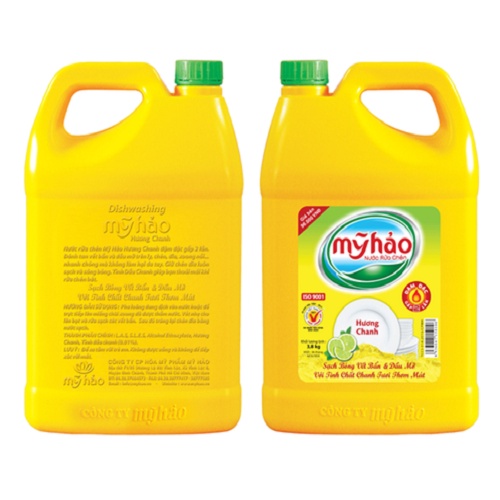 Can Nước Rửa Bát mỹ hảo, nước rửa Chén Mỹ Hảo Hương Chanh can 1,6kg
