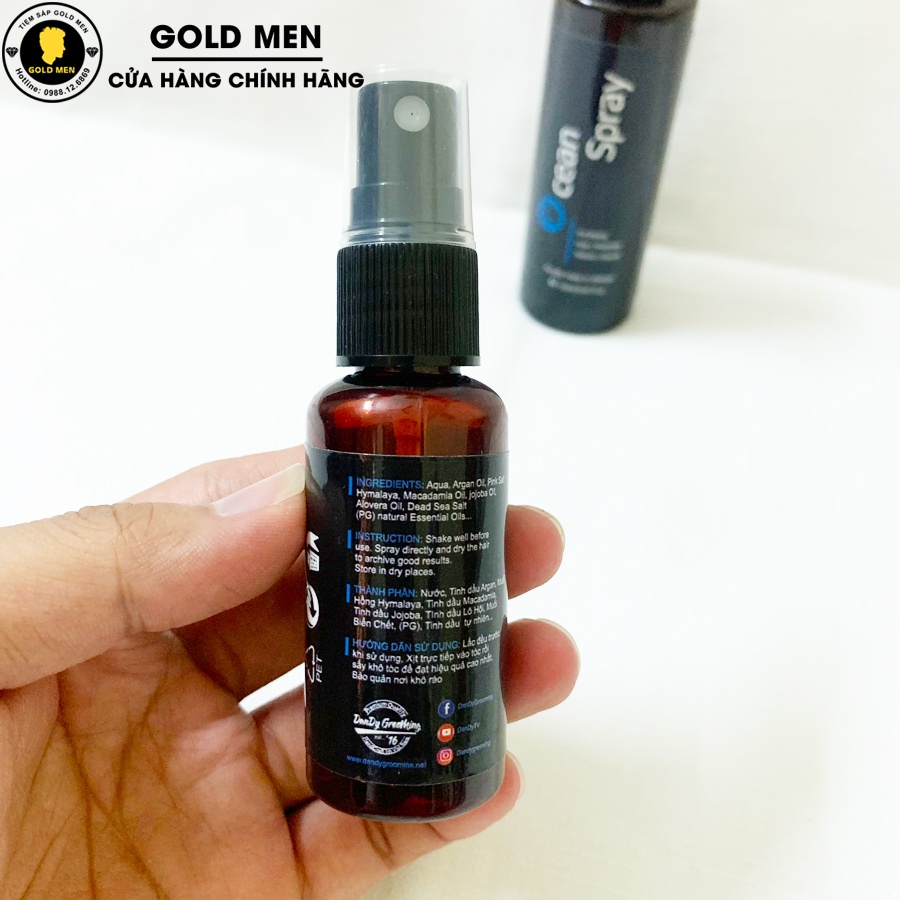Xịt tạo phồng Ocean Spray, Pre Styling Ocean Spray tạo form, tăng giữ nếp tóc